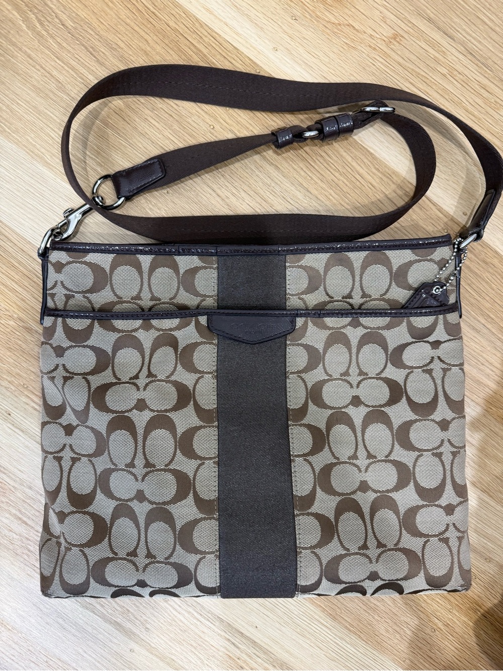 Coach Signature Canvas Crossbody Bag